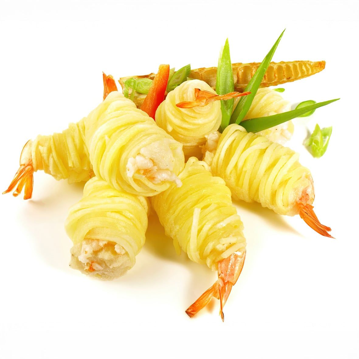 Garnelen im Kartoffelnest – Knusprig & aromatisch, 1.000 g (4x250 g)