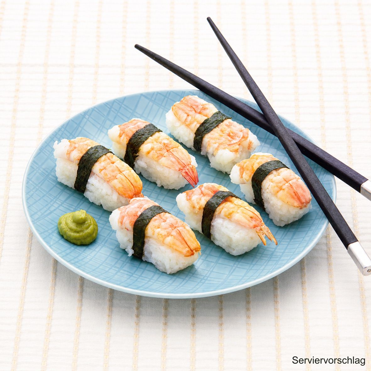 Sushi Nigiri mit Garnele 15 Stück á 28g 2