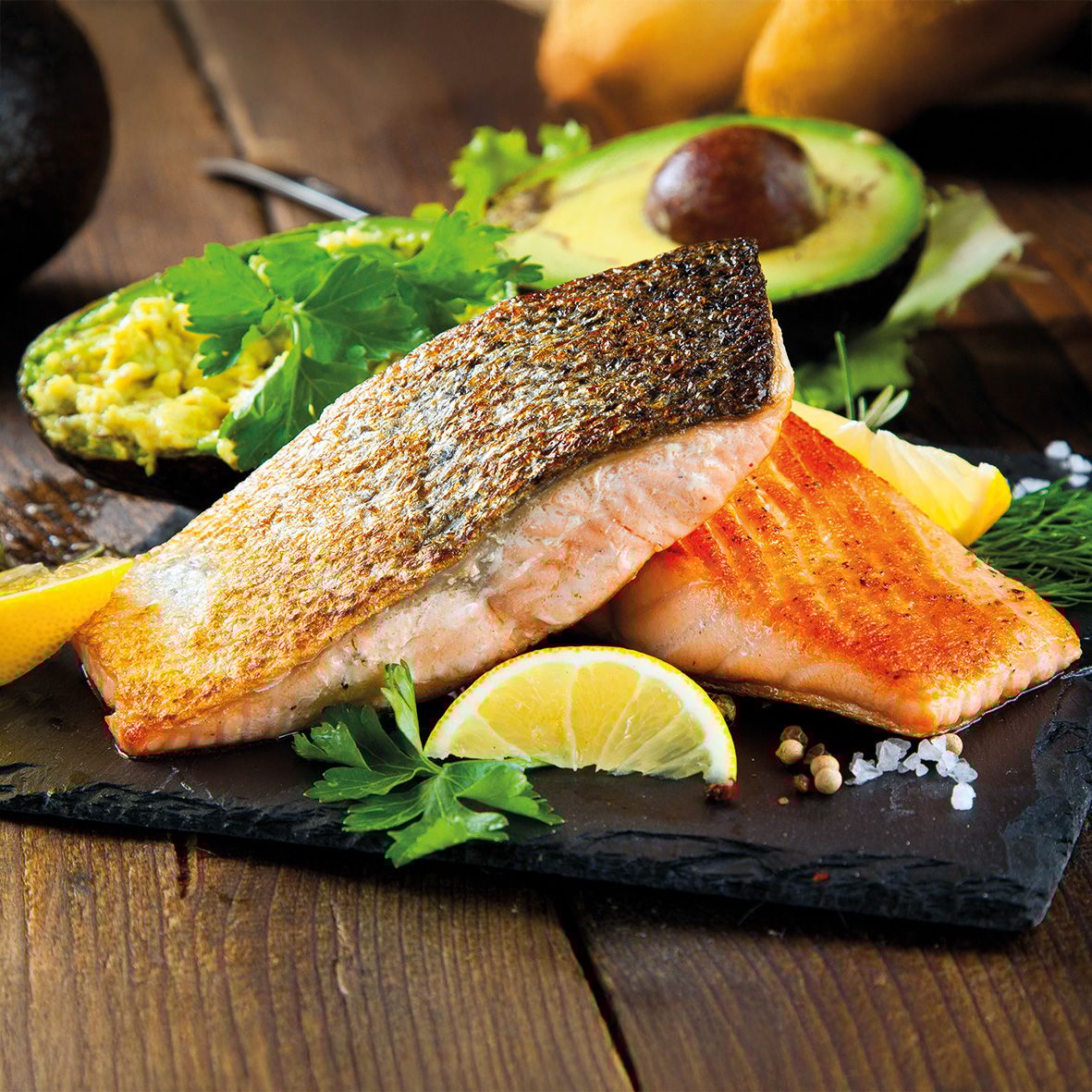 Lachsfilet Portionen | 2 Stück insg. 380-450 g 3