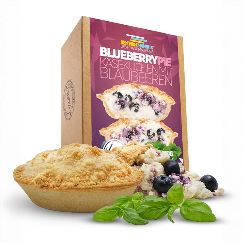 Benton and Horris – Blueberry Pie Gefüllte Dinkelmehl-Teigtasche ca. 220 g  