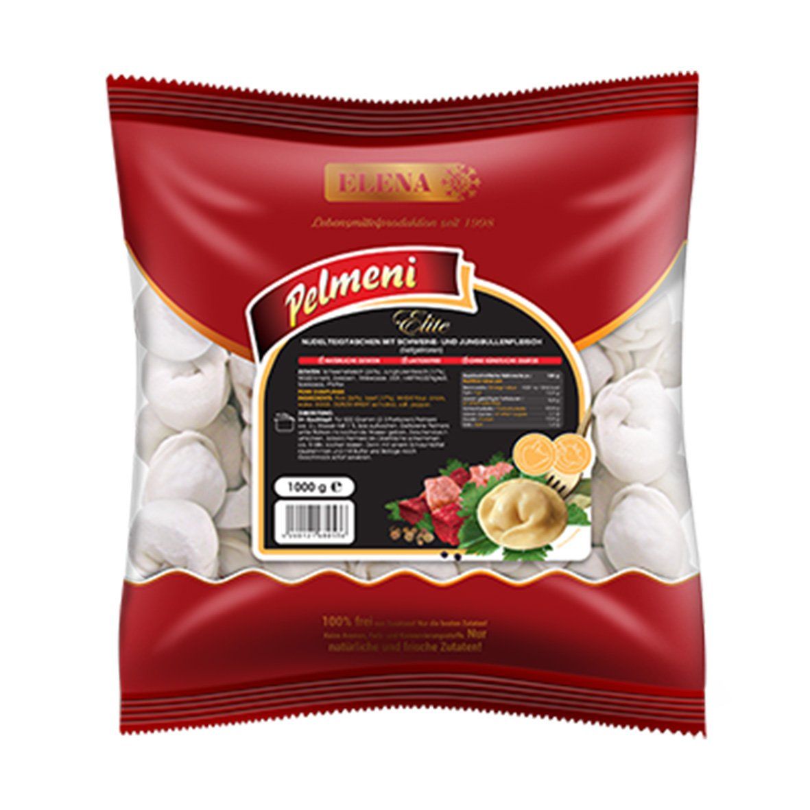 Pelmeni - "Elita" m. Schweine u. Rindfleisch