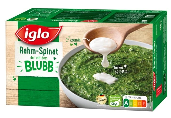 iglo Rahm-Spinat, portionierbar