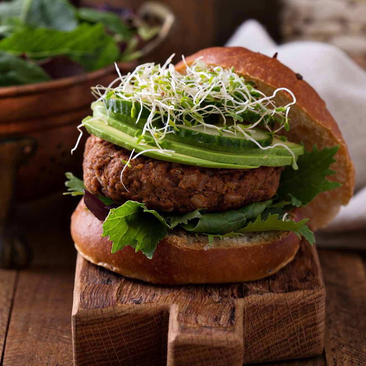 Veganes Burger Patty – saftiger Genuss aus Ackerbohnenprotein (2 x 125g)