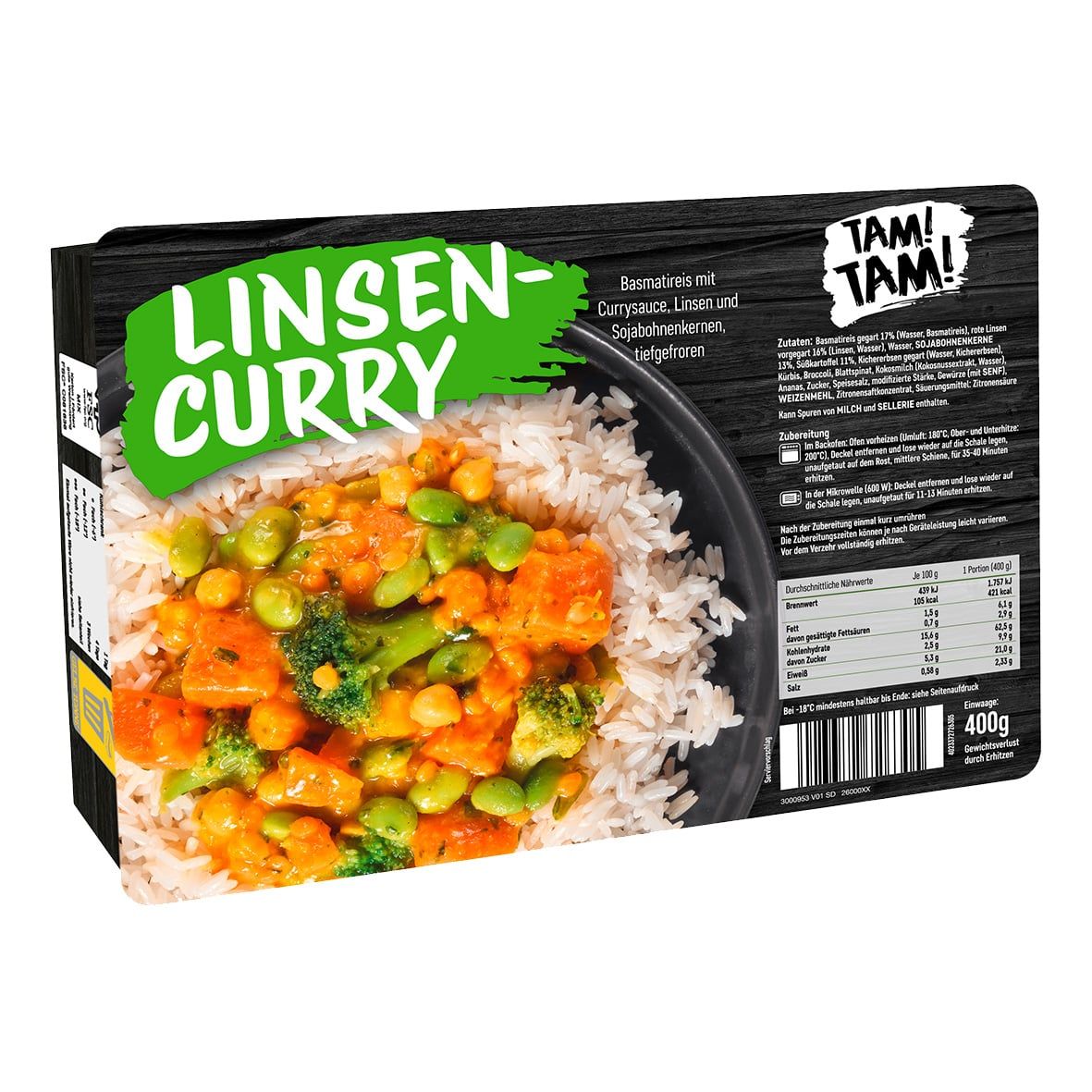 TAM!TAM! Linsen-Curry 400 g