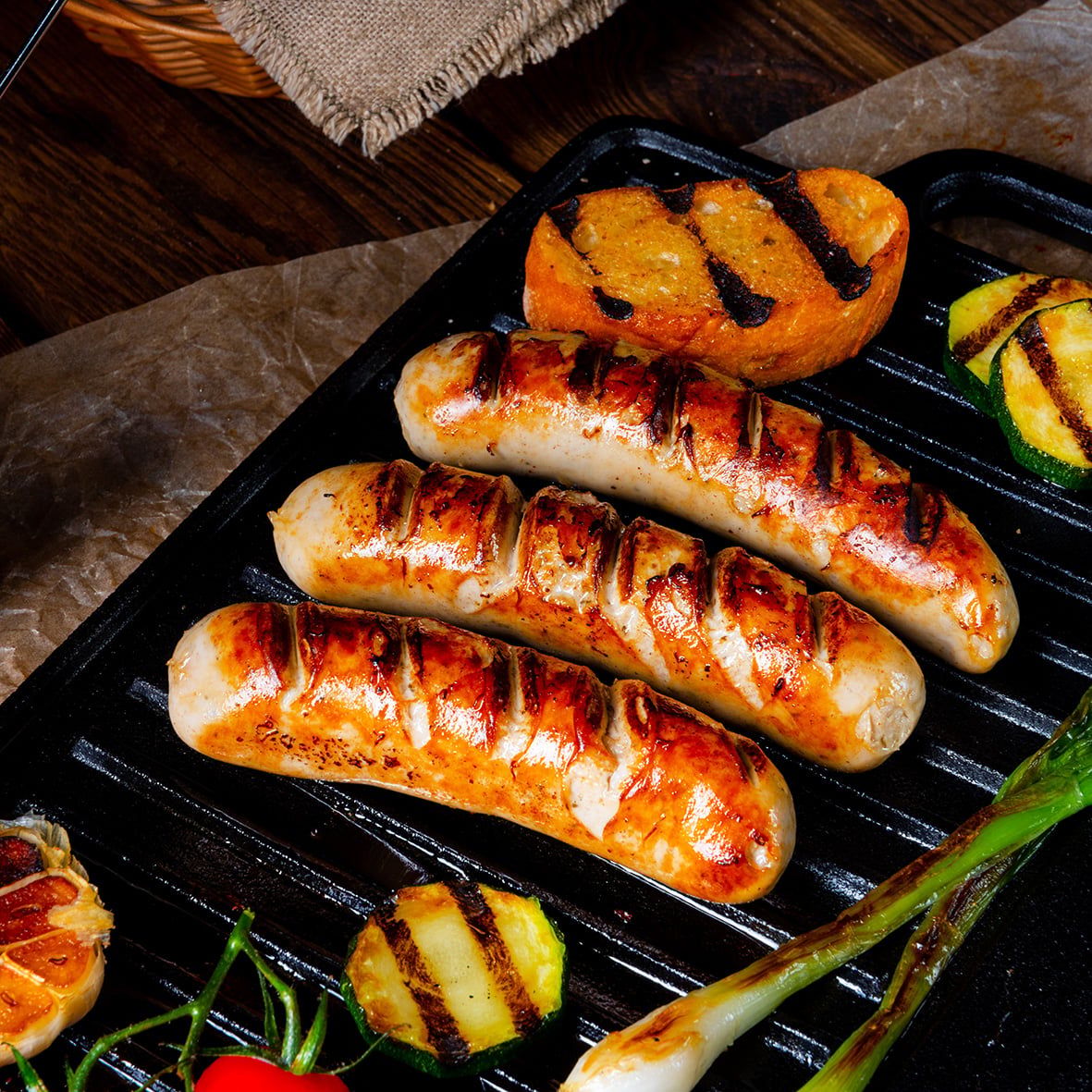 Hähnchenbratwurst BBQ 225 g 3