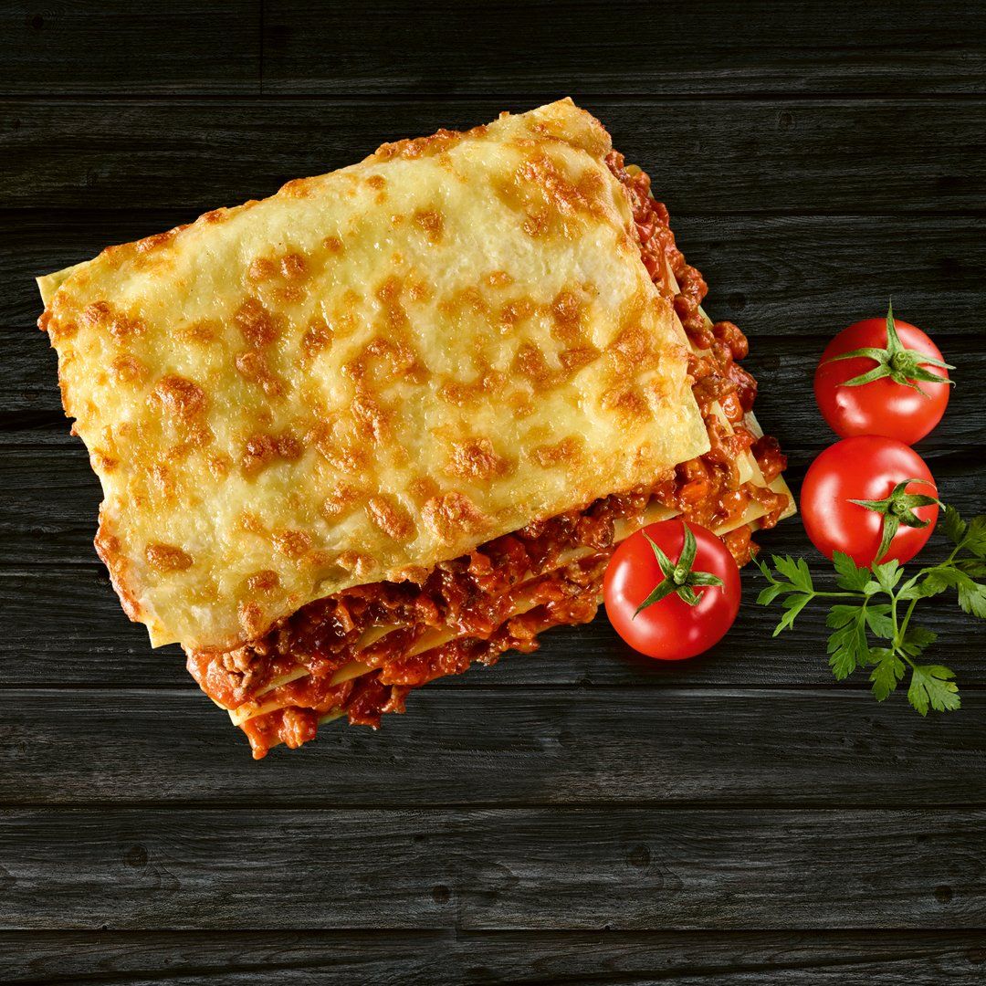 Prima MENÜ – TAM!TAM! Bio Bolognese Lasagne, 450 g, tiefgefroren 2