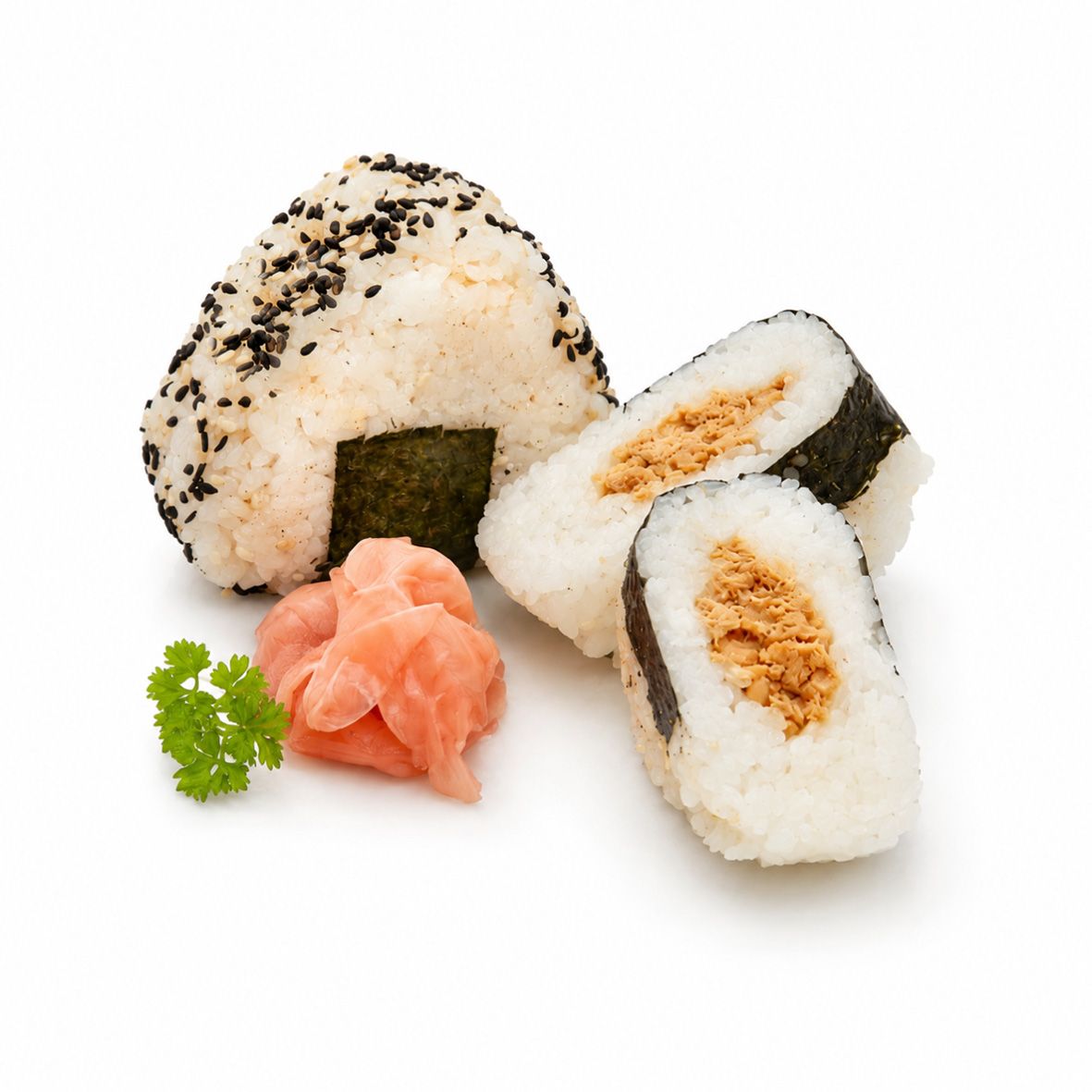 Sushi Onigiri Lachs Teriyaki 2 x 100 g Rollen