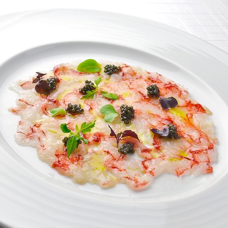 Argentinisches rotes Garnelen-Carpaccio tiefgefroren (2 x 50 g = 100 g)   2