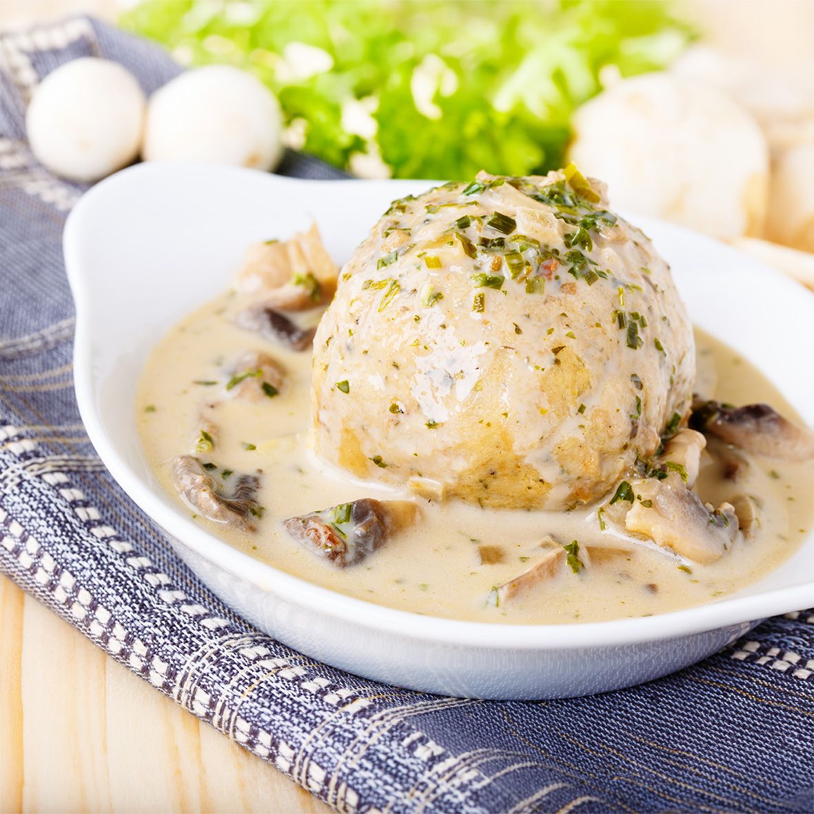 Semmelknödel mit Leinendotteröl, 4 Stück à 100 g 3