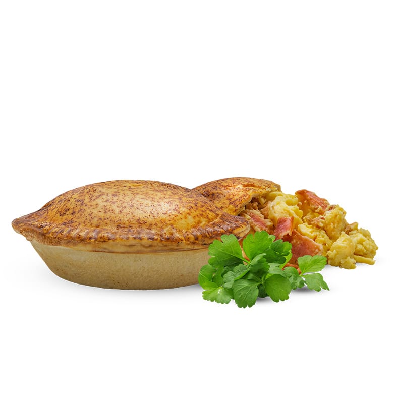 Benton and Horris – Breakfast Pie Rührei Schinken – Gefüllte Dinkelmehl-Teigtasche ca. 220 g   3