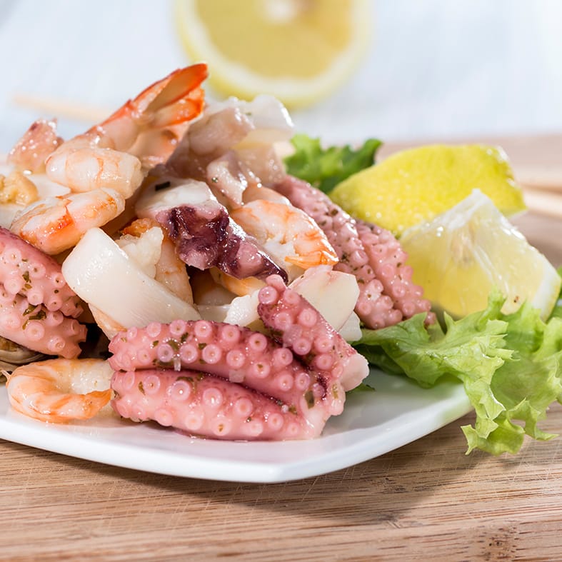 Vorgegarter Frutti di Mare Spezial Meeresfrüchte-Cocktail aus dem Pazifik, 800 g   2