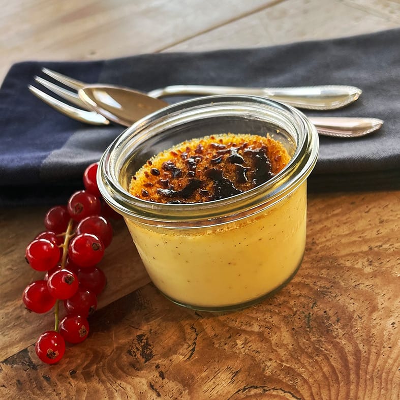 Crème brûlée im Weckglas – französisches Dessert