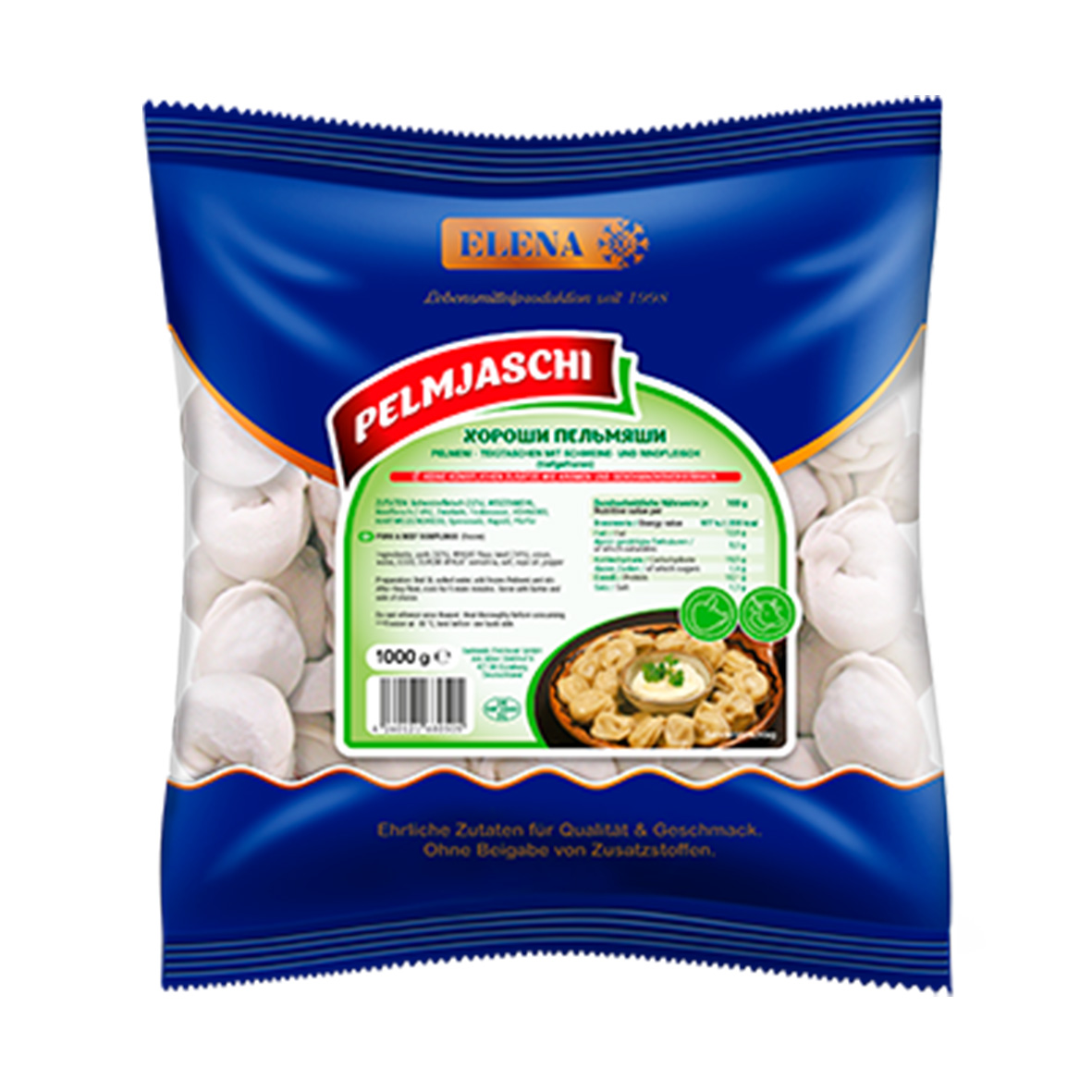 Pelmeni - "Pelmjaschi" m. Schweine- u. Rindfleisch