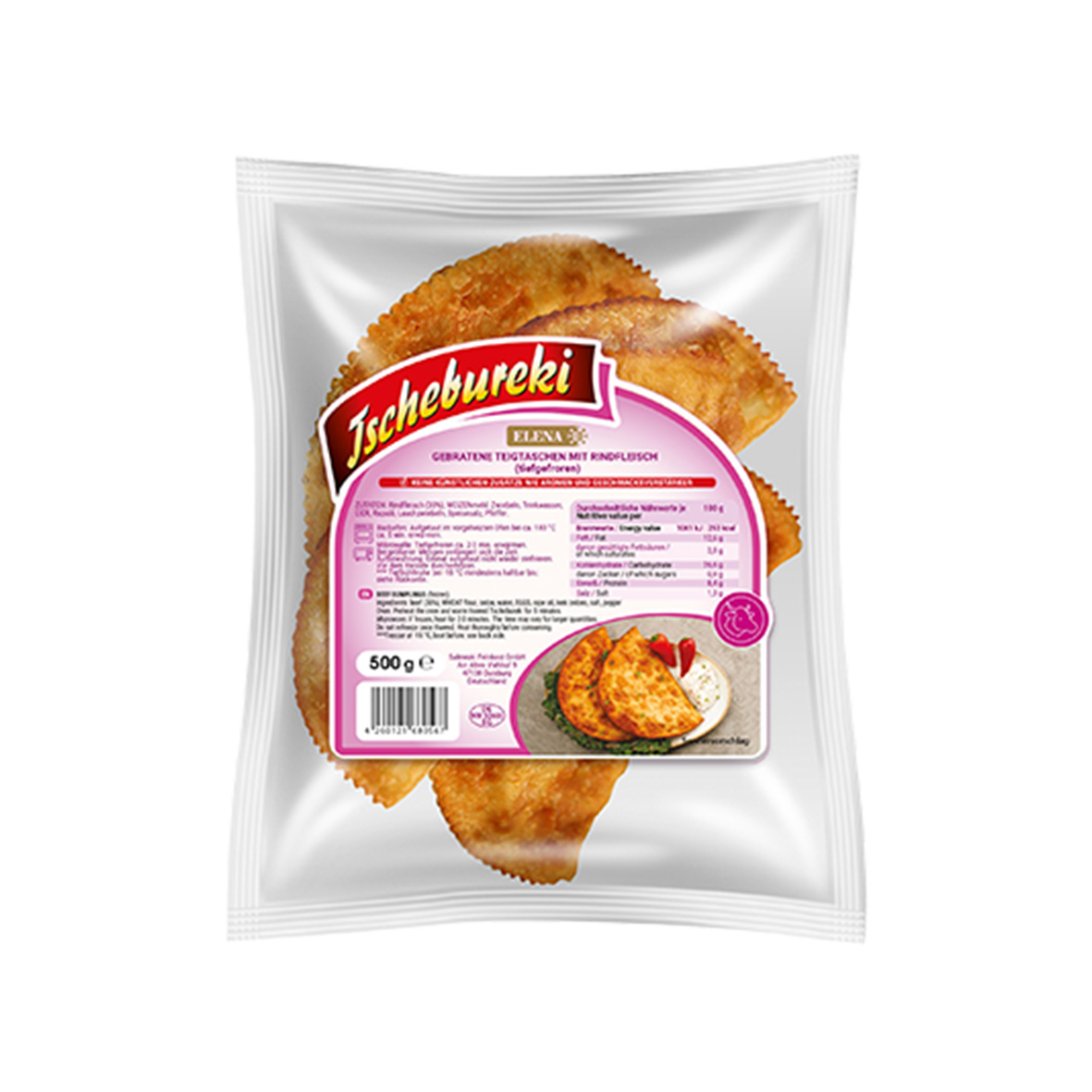 Tschebureki m. Rindfleisch