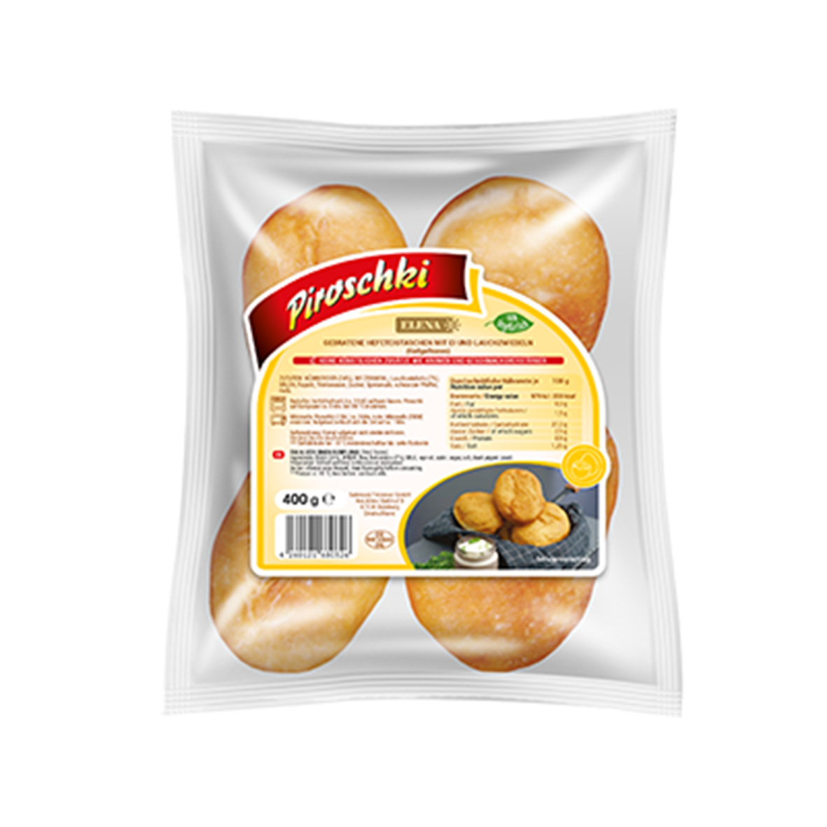 Piroschki m. Ei u. Lauchzwiebeln