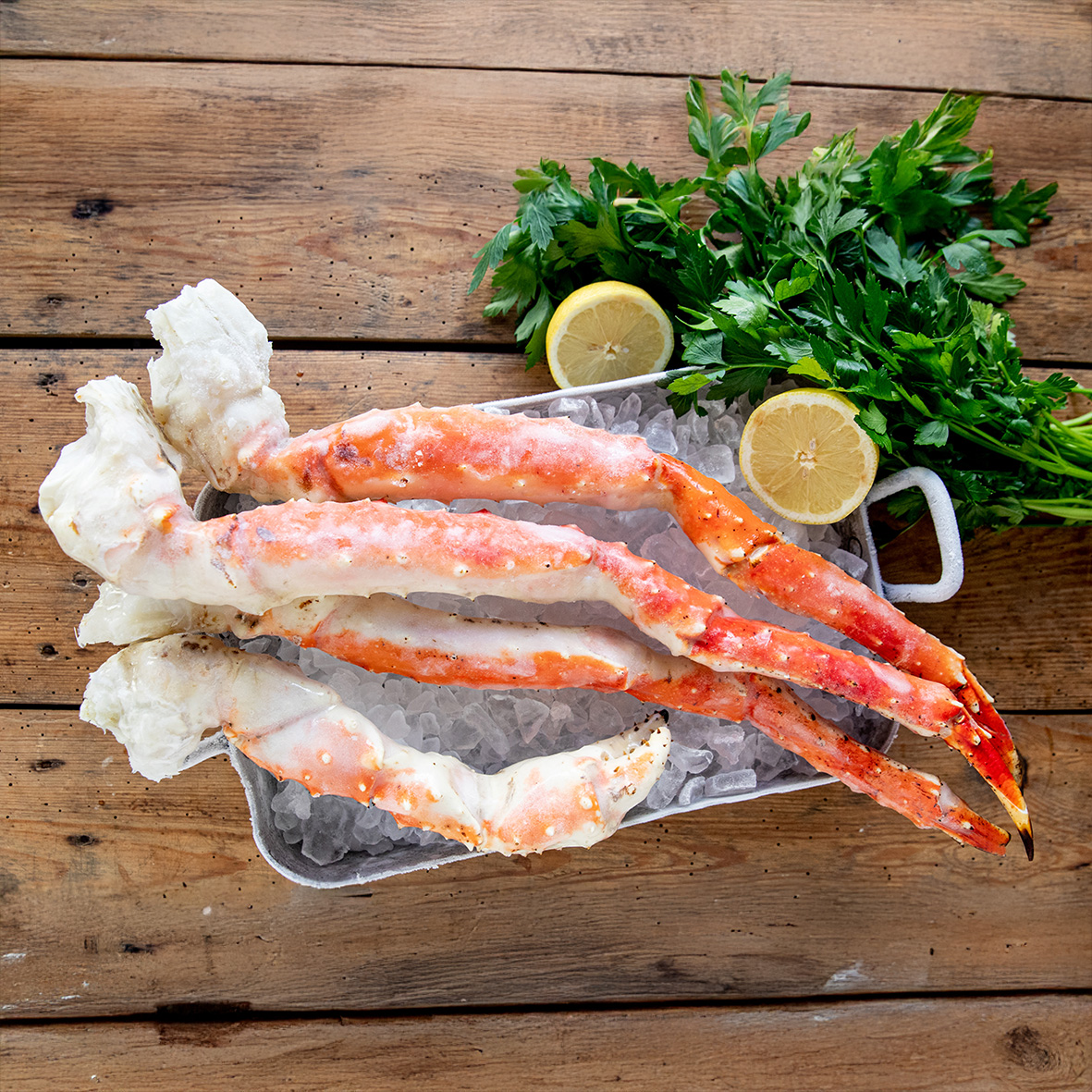 Königskrabben Beine und Scheren | gekocht | 1 Kg Gebinde 2