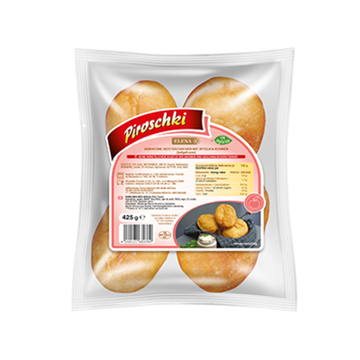 Piroschki m. Äpfel u. Rosinen