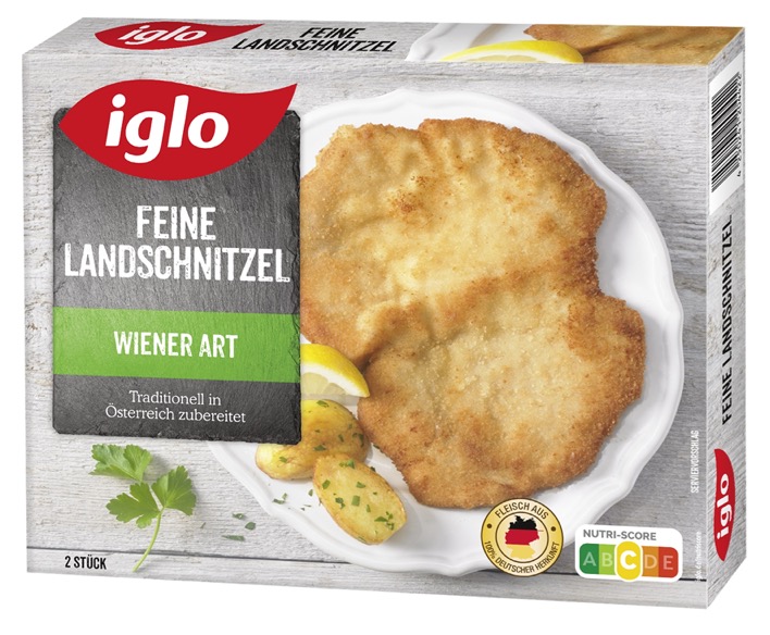 iglo feine Landschnitzel nach Wiener Art MHD: 30.04.25 1
