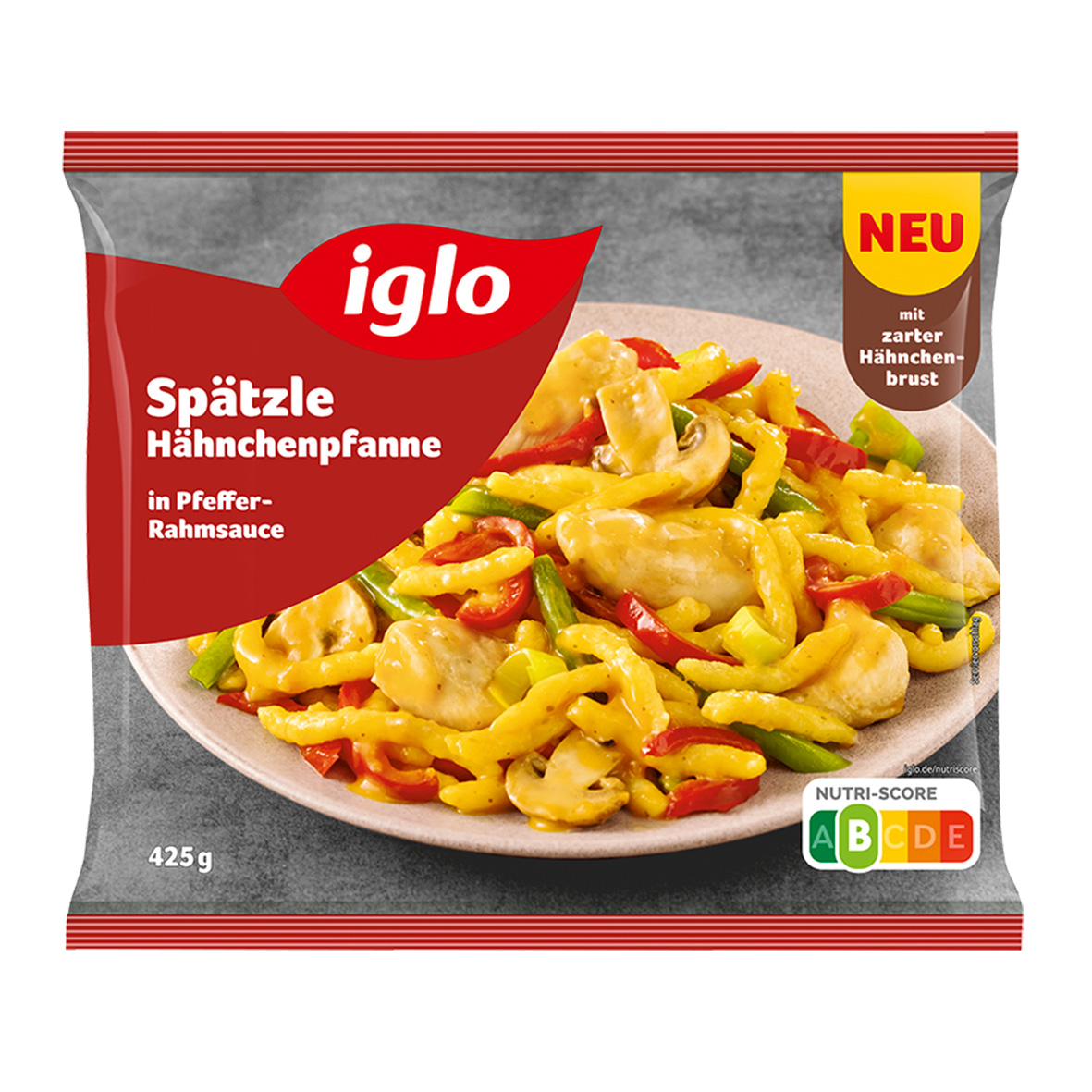 iglo Spätzle Hähnchenpfanne in Pfeffer-Rahmsauce