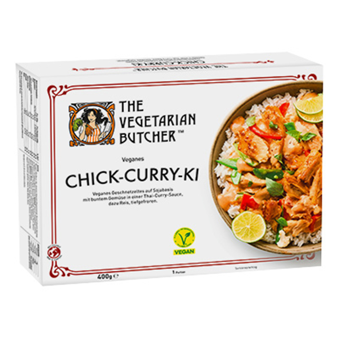 Prima MENÜ – The Vegetarian Butcher Chick-Curry, 400 g, tiefgefroren