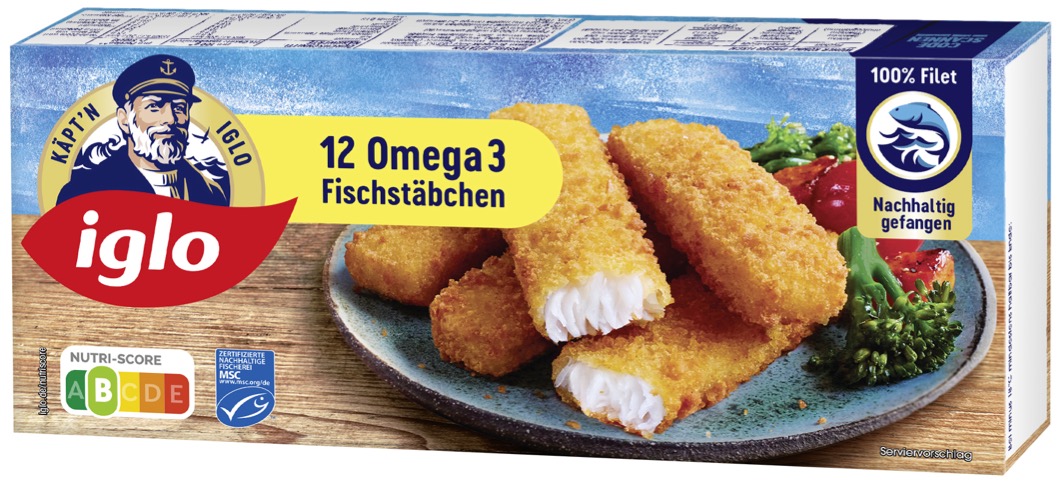 iglo 12 Omega 3 Fischstäbchen 360g