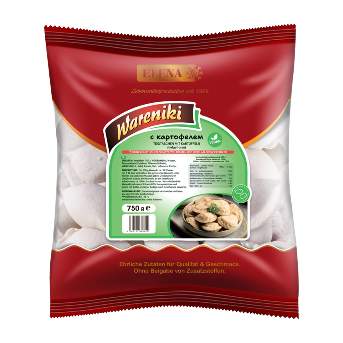 Vegane Wareniki mit Kartoffelfüllung – herzhaft & pflanzlich