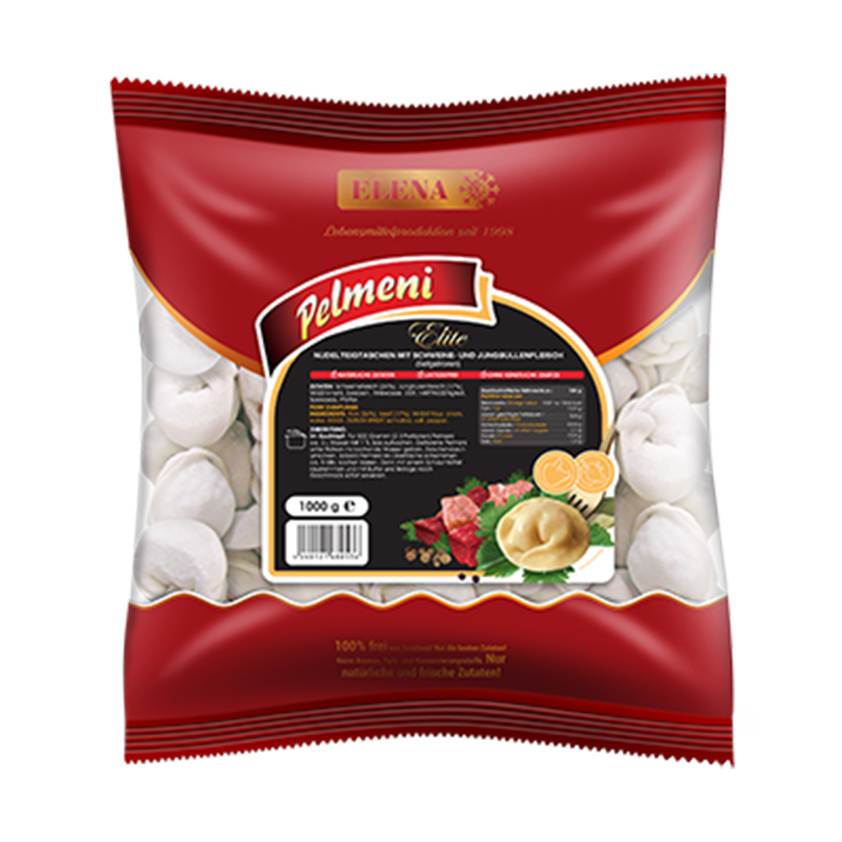 Pelmeni - "Elita" m. Schweine u. Rindfleisch 1