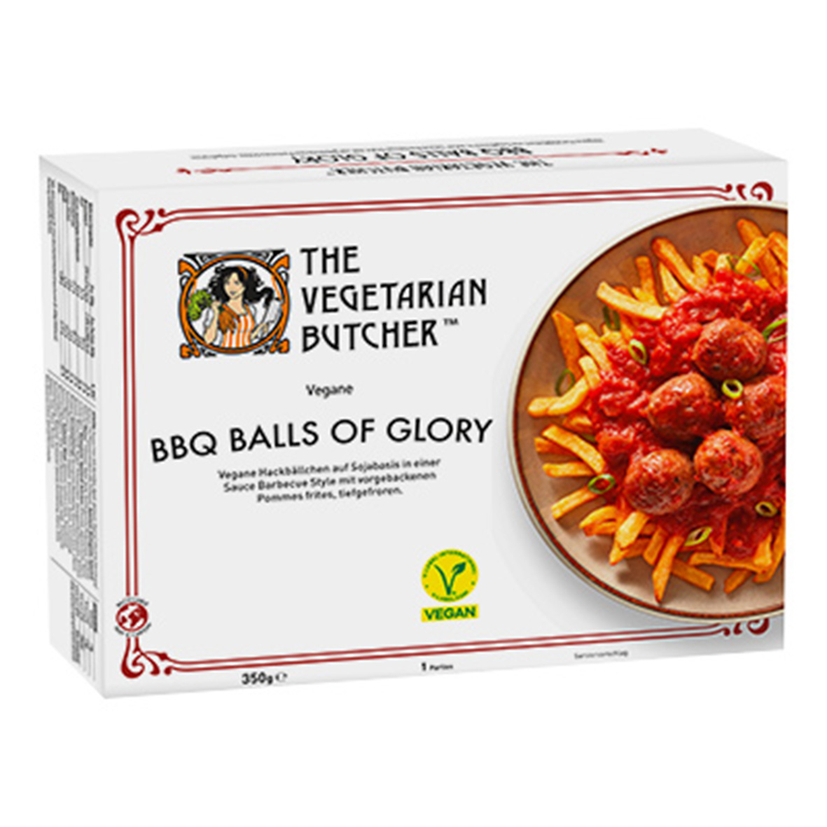 Prima MENÜ – The Vegetarian Butcher BBQ Balls of Glory, 350 g, tiefgefroren